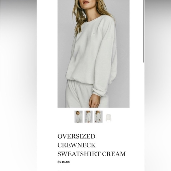 Eterne oversized Crewneck. Creamy color in Perfect like new condition & fast 📦 - Picture 2 of 8